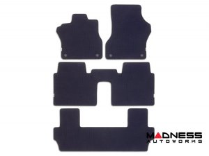 Volkswagen ID. Buzz Floor Mat Set - HeritageMats - Moonlight - w/ Rear Captain's Chairs